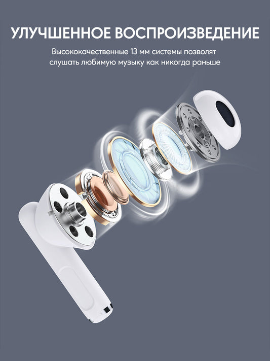 Беспроводные наушники EP-M2 Move Air True Wireless белые