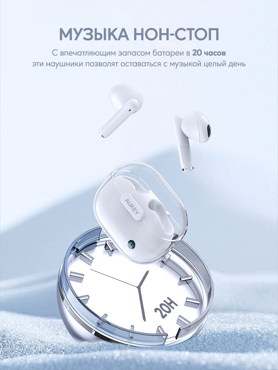 Беспроводные наушники EP-M2 Move Air True Wireless белые