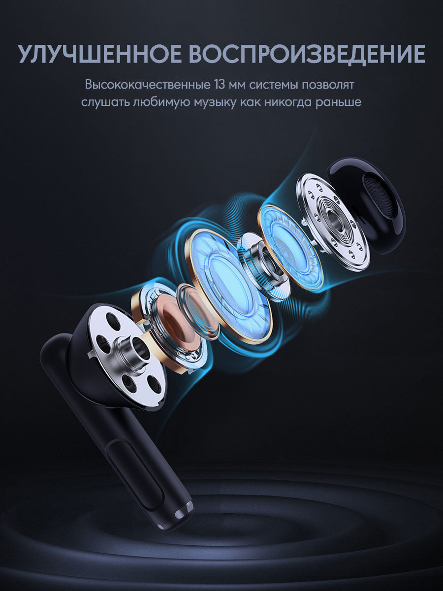 Беспроводные наушники EP-M2 Move Air True Wireless черные