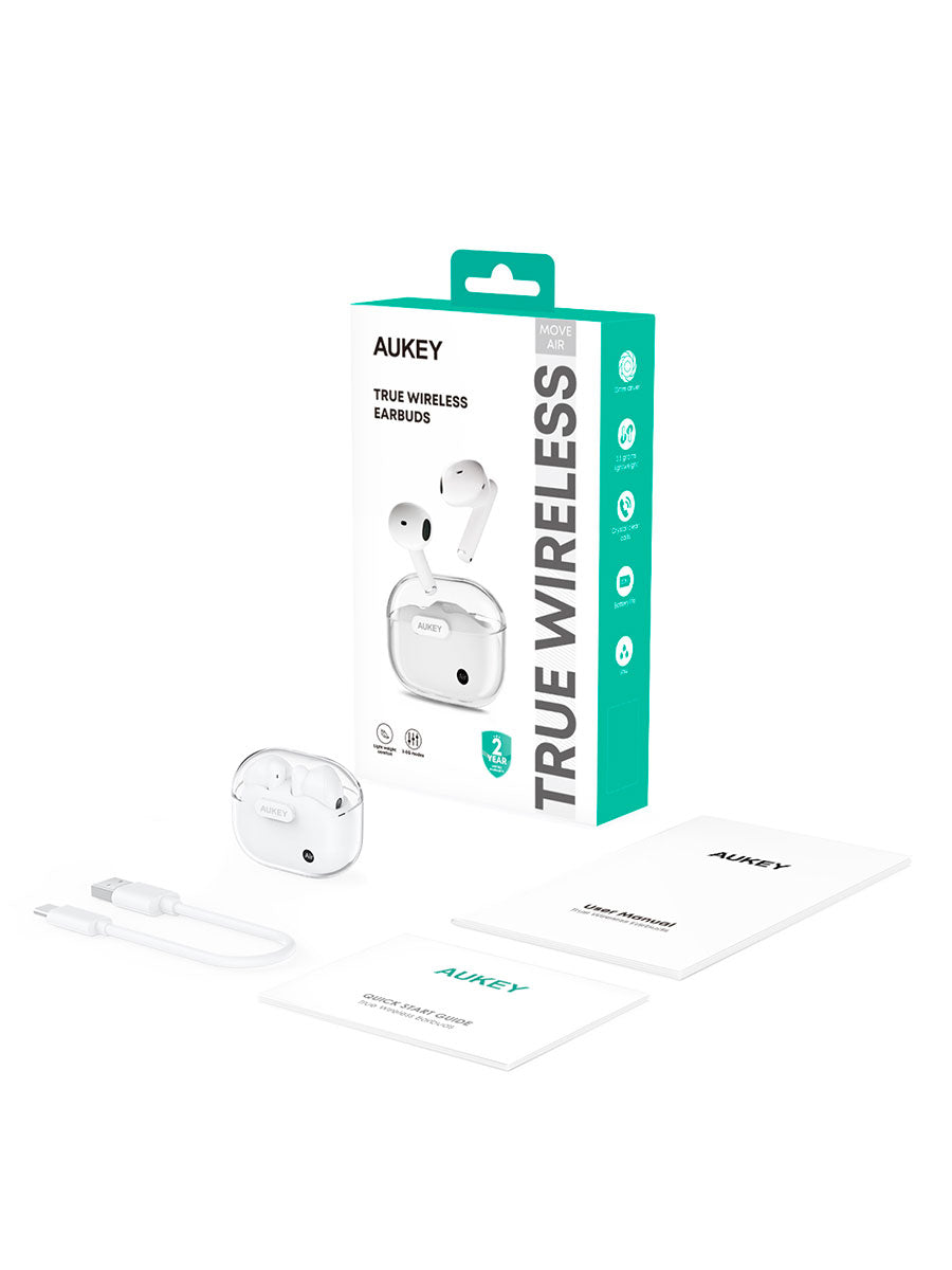 Беспроводные наушники EP-M2 Move Air True Wireless белые