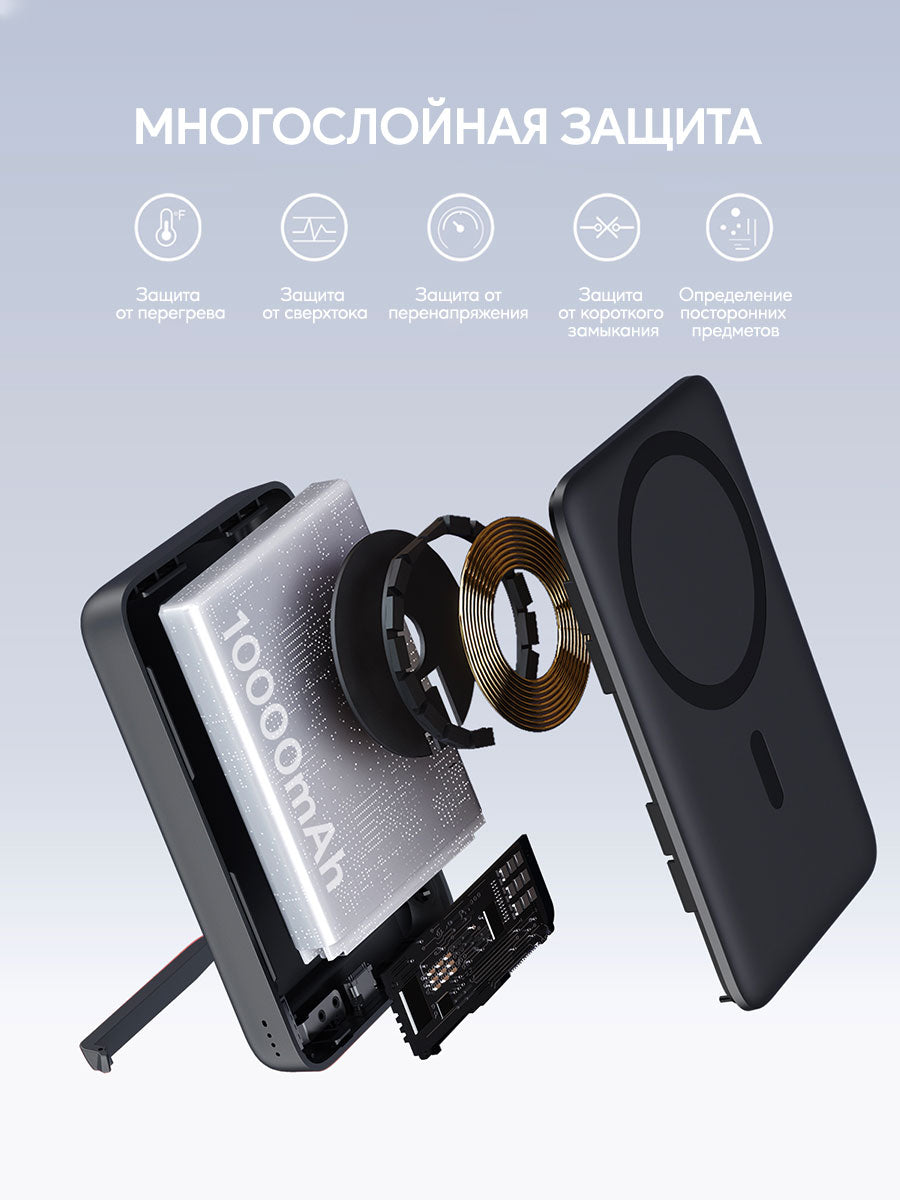Внешний аккумулятор Aukey PB-MS02 30W MagSafe 10000 мАч