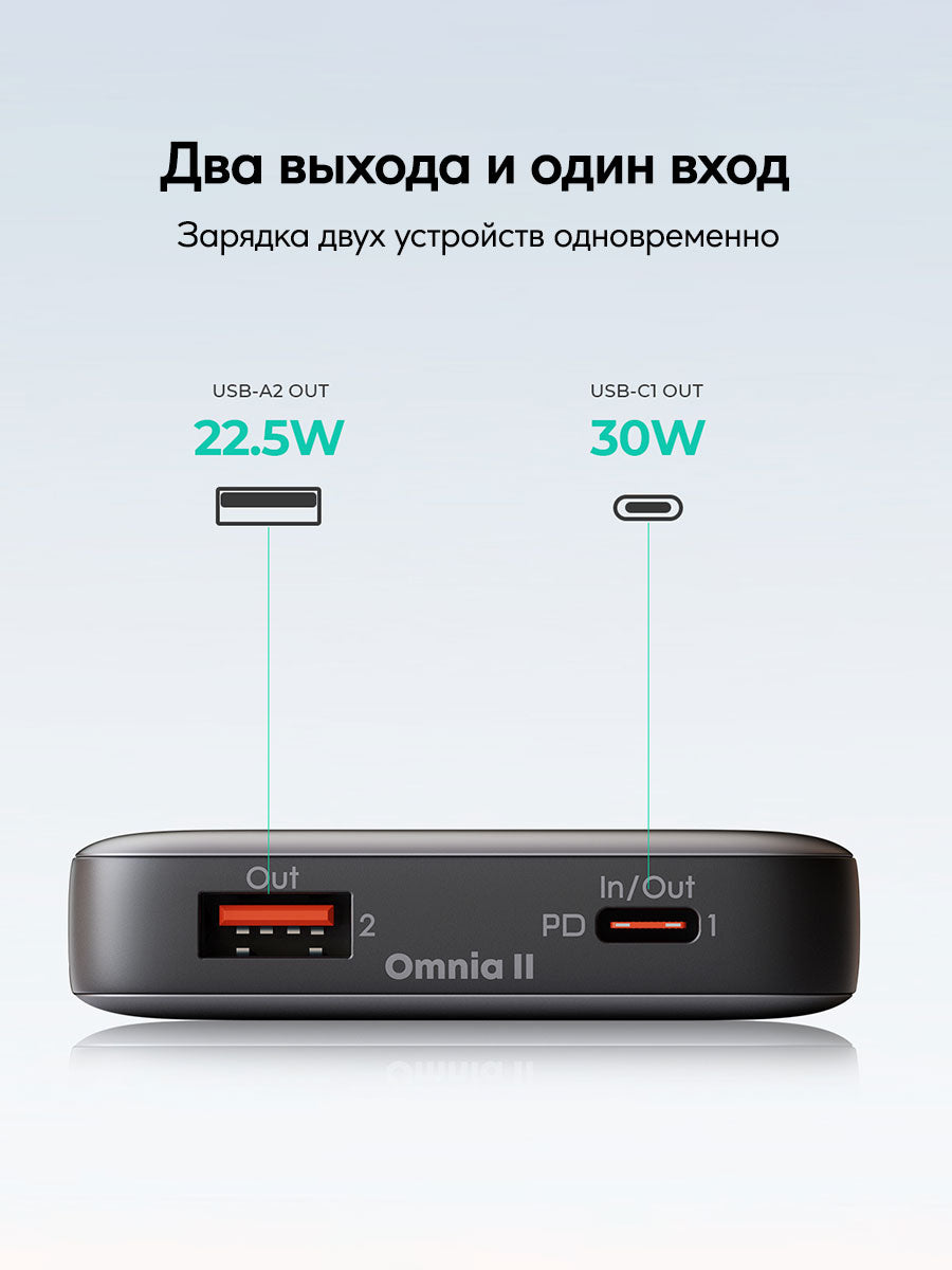 Внешний аккумулятор Aukey Sprint X 10K 30W 10000mAh PB-Y41