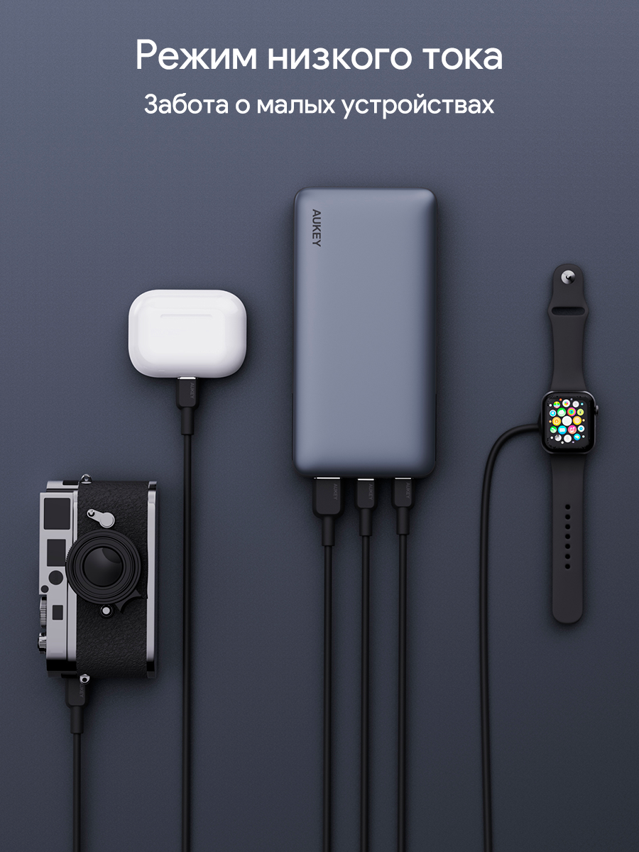 Внешний аккумулятор Aukey Sprint X 20K 130W PD3.0 PB-Y43P 20000мАч