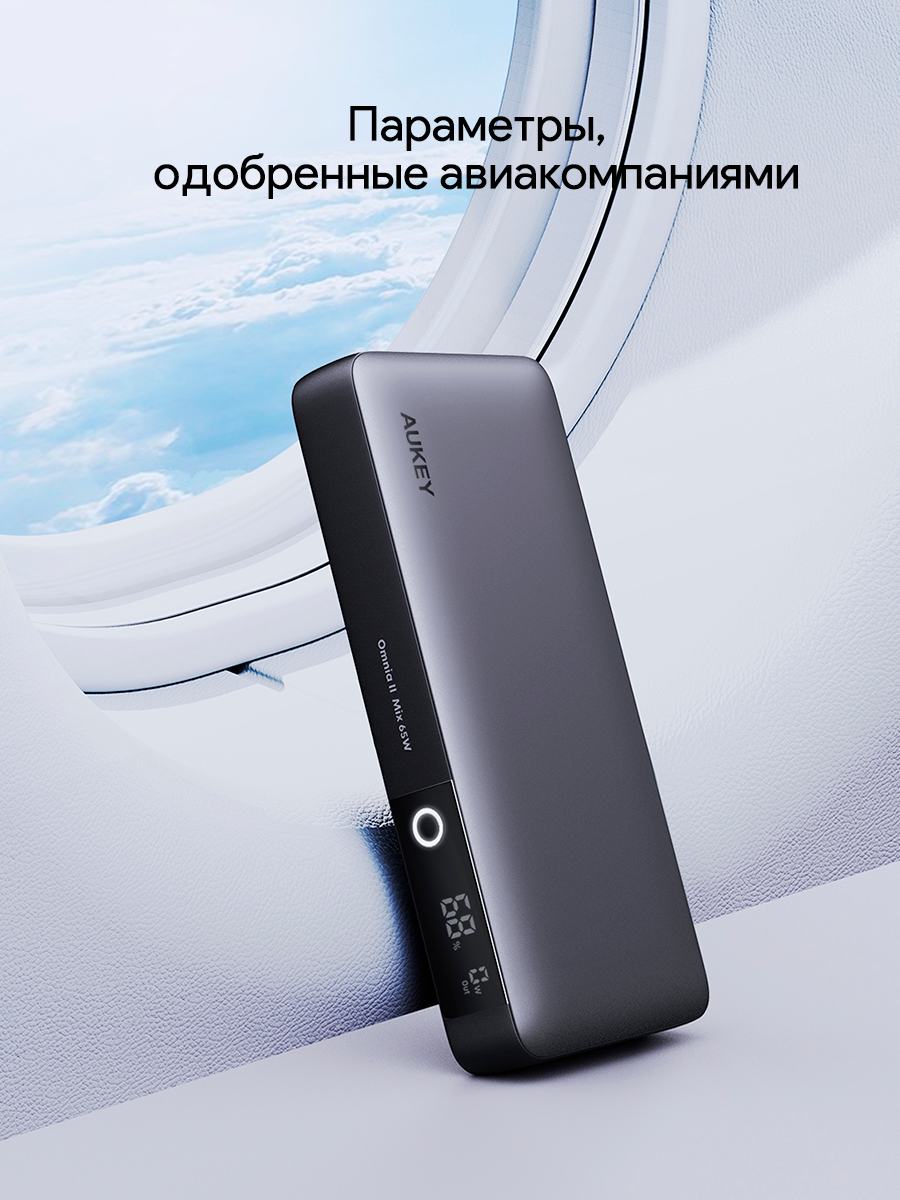 Внешний аккумулятор Aukey Sprint X 20K 130W PD3.0 PB-Y43P 20000мАч