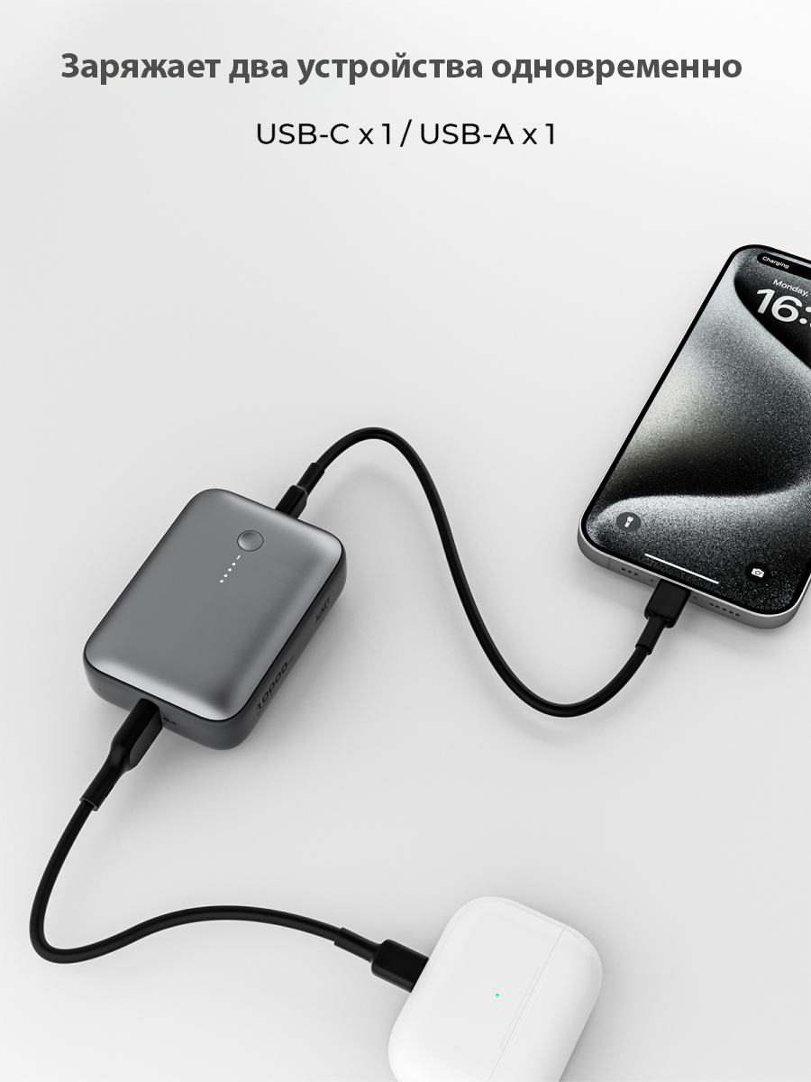 Внешний аккумулятор Aukey Spark Mini 20W 10000mAh PB-Y55