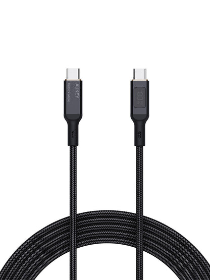 Кабель Aukey Circlet Blink 100W 1M CB-MCC101 с дисплеем