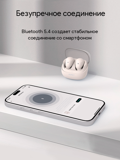 Беспроводные наушники EP-M3А Move Vibe True Wireless белые